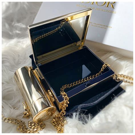 dior lipstick case clutch|christian dior lipstick set bag.